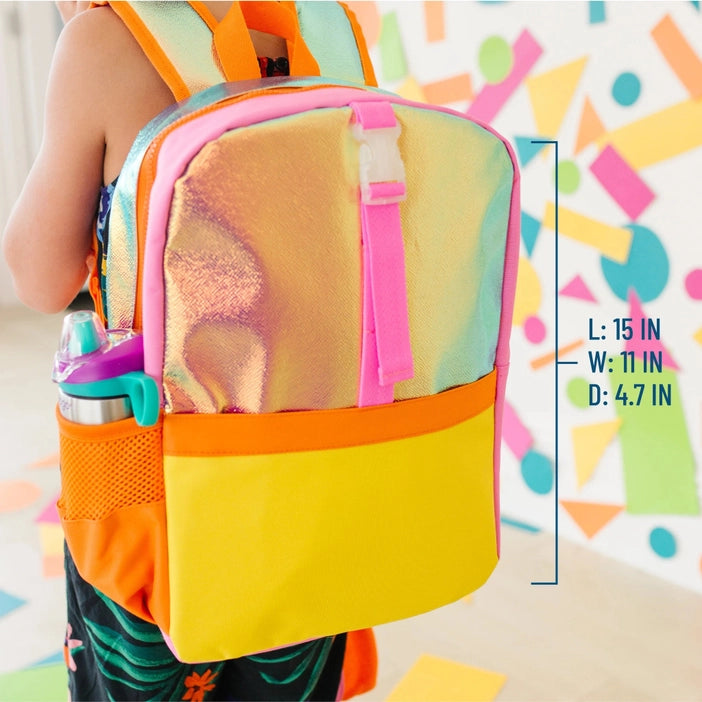 Orange Shimmer Pack-it-All Backpack