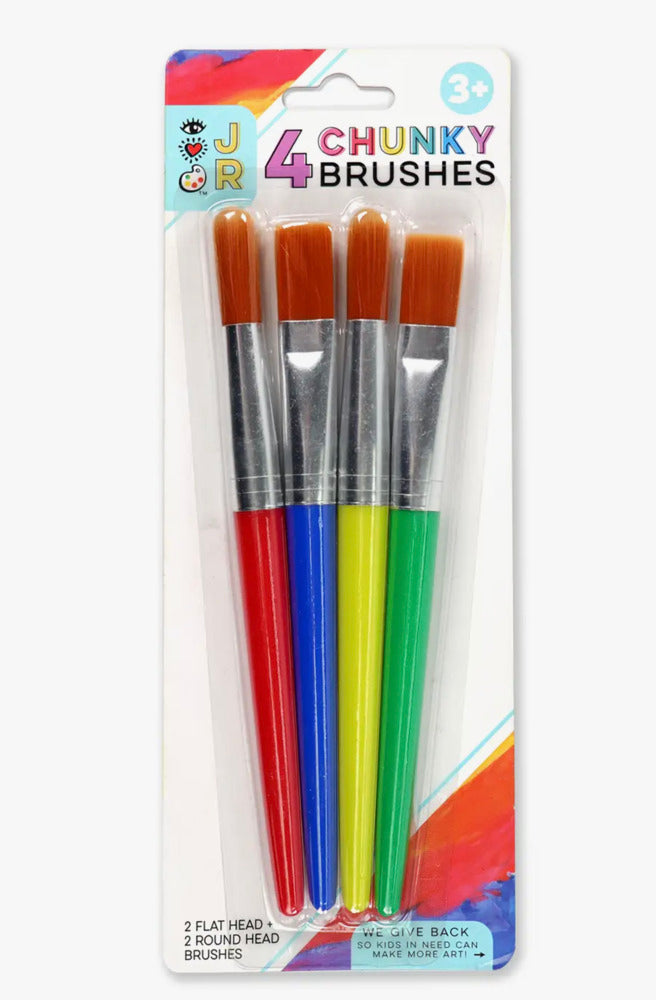 4 Chunky Paint Brushes