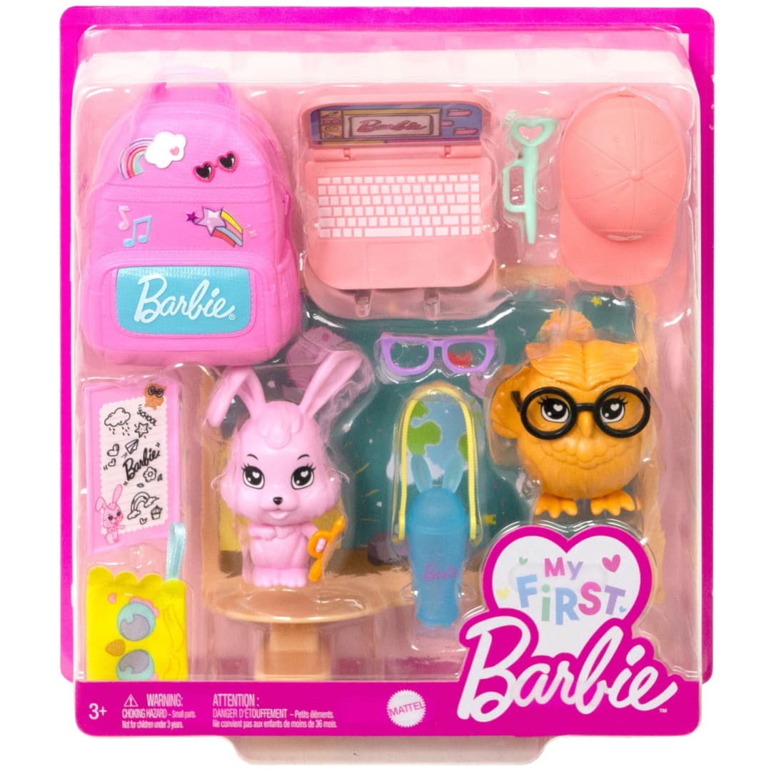 My First Barbie Pet and Accessories - BUNNY/OWL