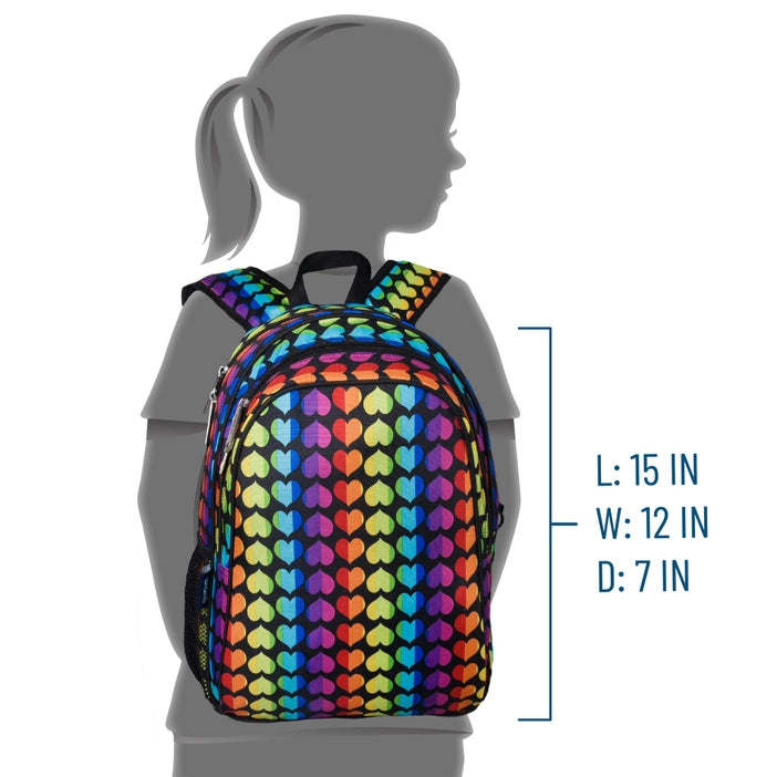 Rainbow Hearts Backpacks