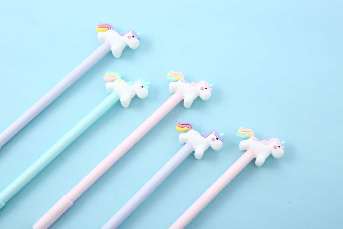 Unicorn Rainbow Tail Gel Pen (Box of 36)