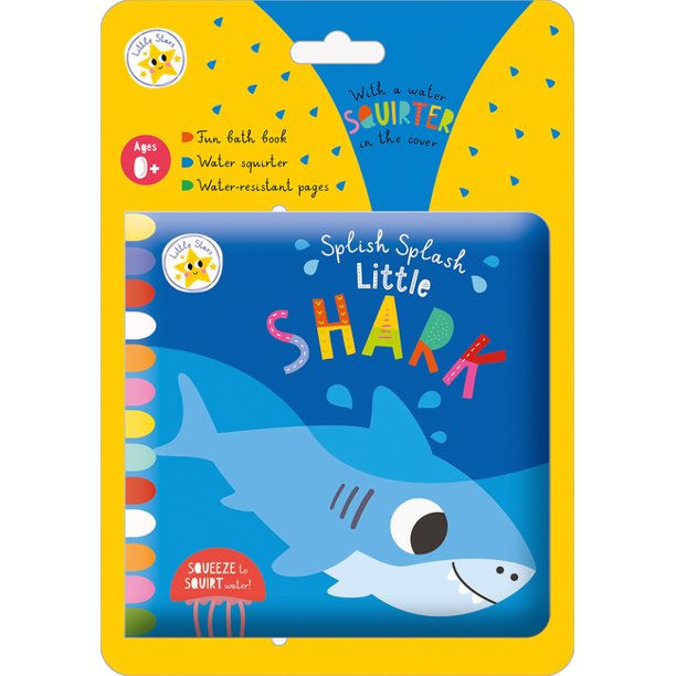 Splish Splash Little Shark Bath Book