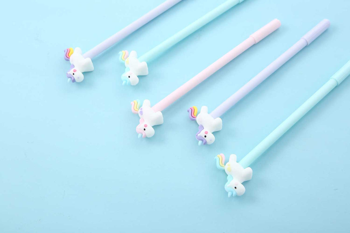 Unicorn Rainbow Tail Gel Pen (Box of 36)