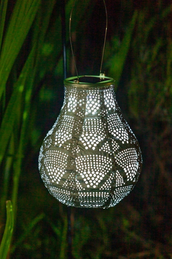 Stella Bulb 8&quot; Solar Lantern - Sage