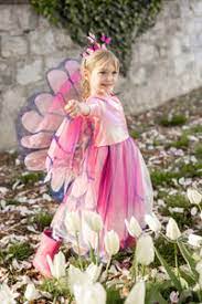 Pink Butterfly Twirl Dress with Wings