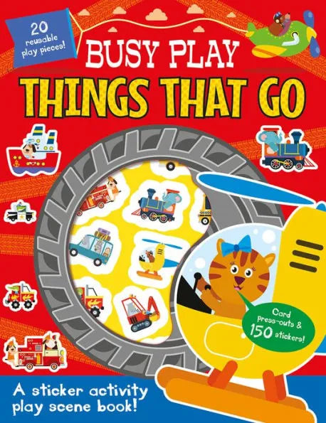 Busy Play Things That Go Activity Book