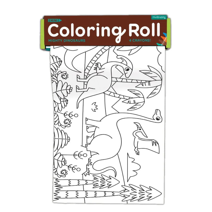Mighty Dinosaurs Coloring Roll