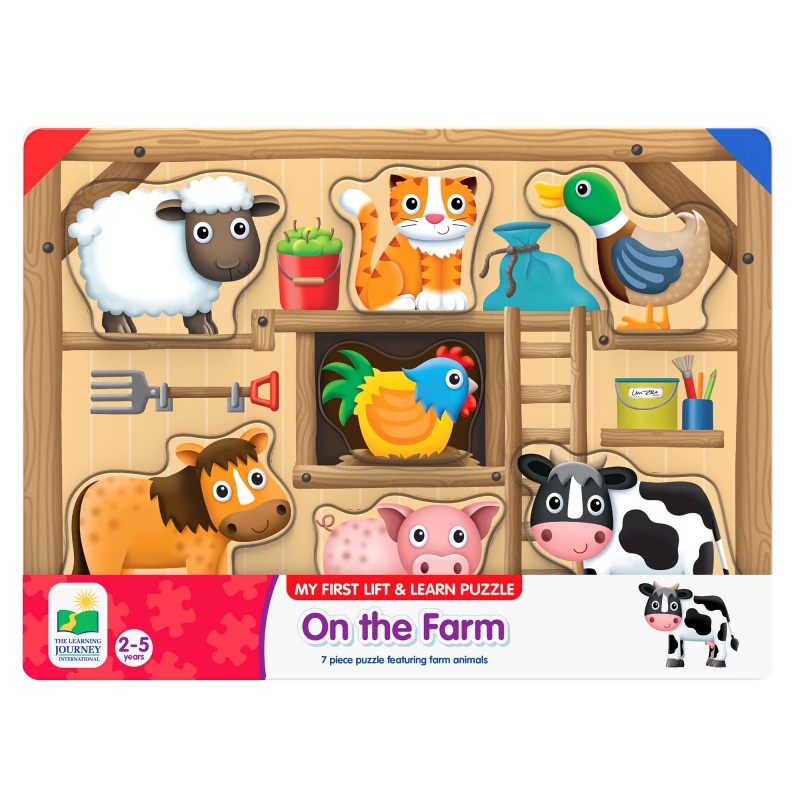 Lift and Learn Puzzle: On the Farm