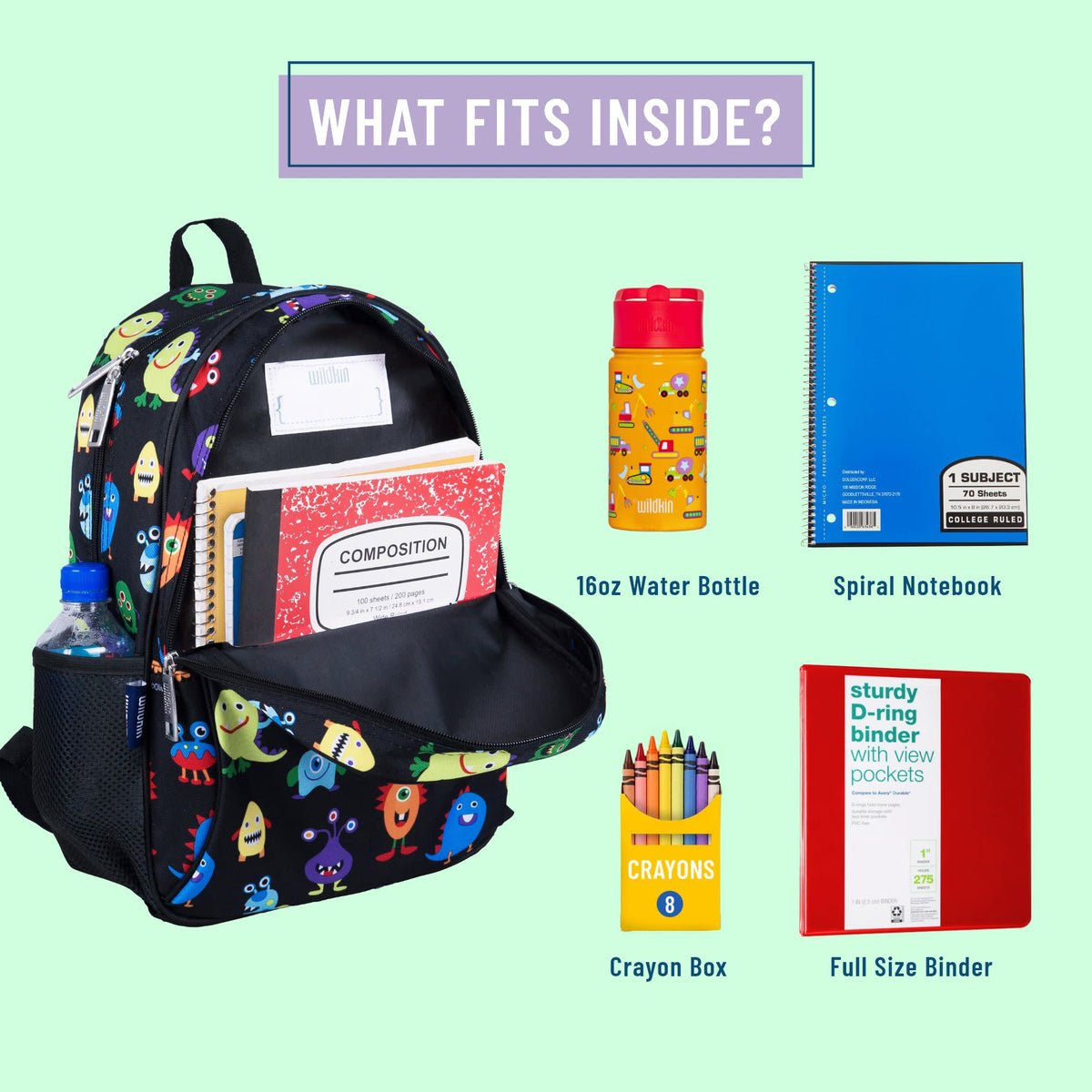 Monsters Backpack - 15 inch
