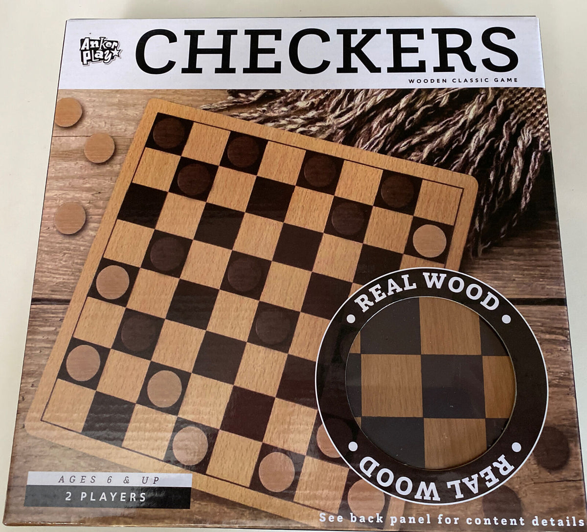 Checkers Wooden Classic