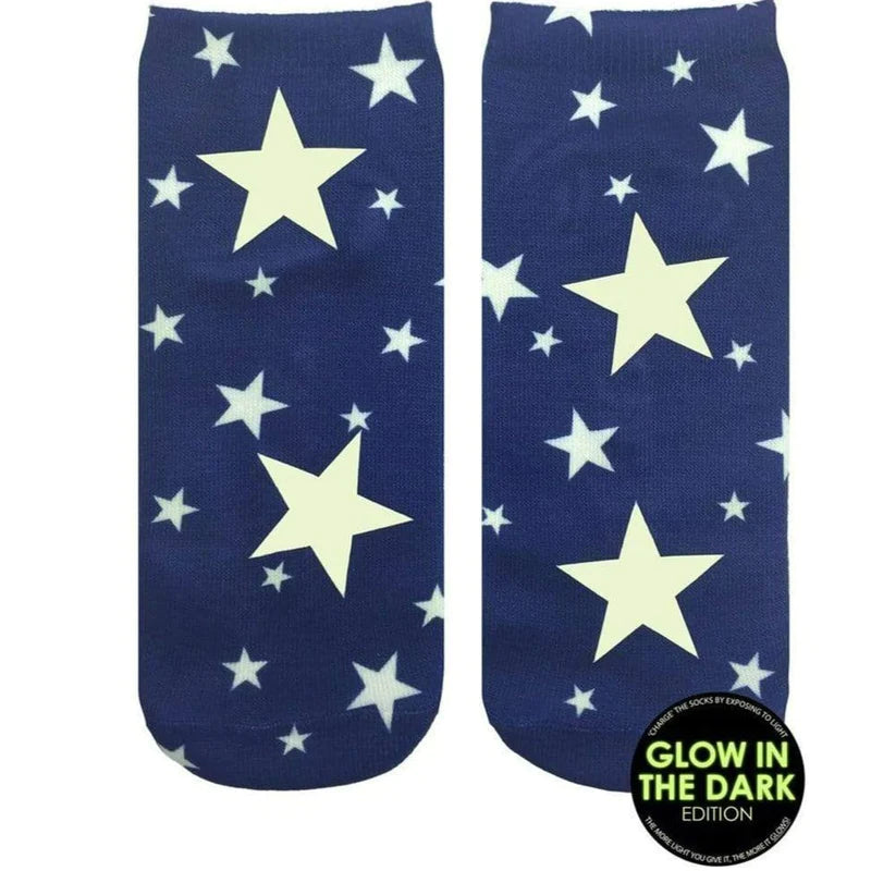 Starry Night Glow Ankle Sock