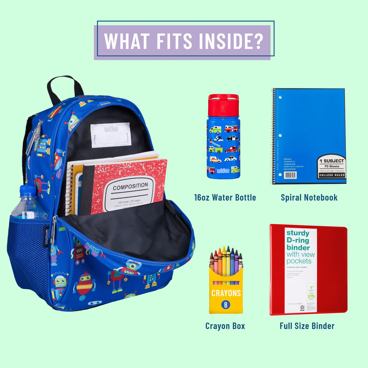 Robots Backpack - 15 inch