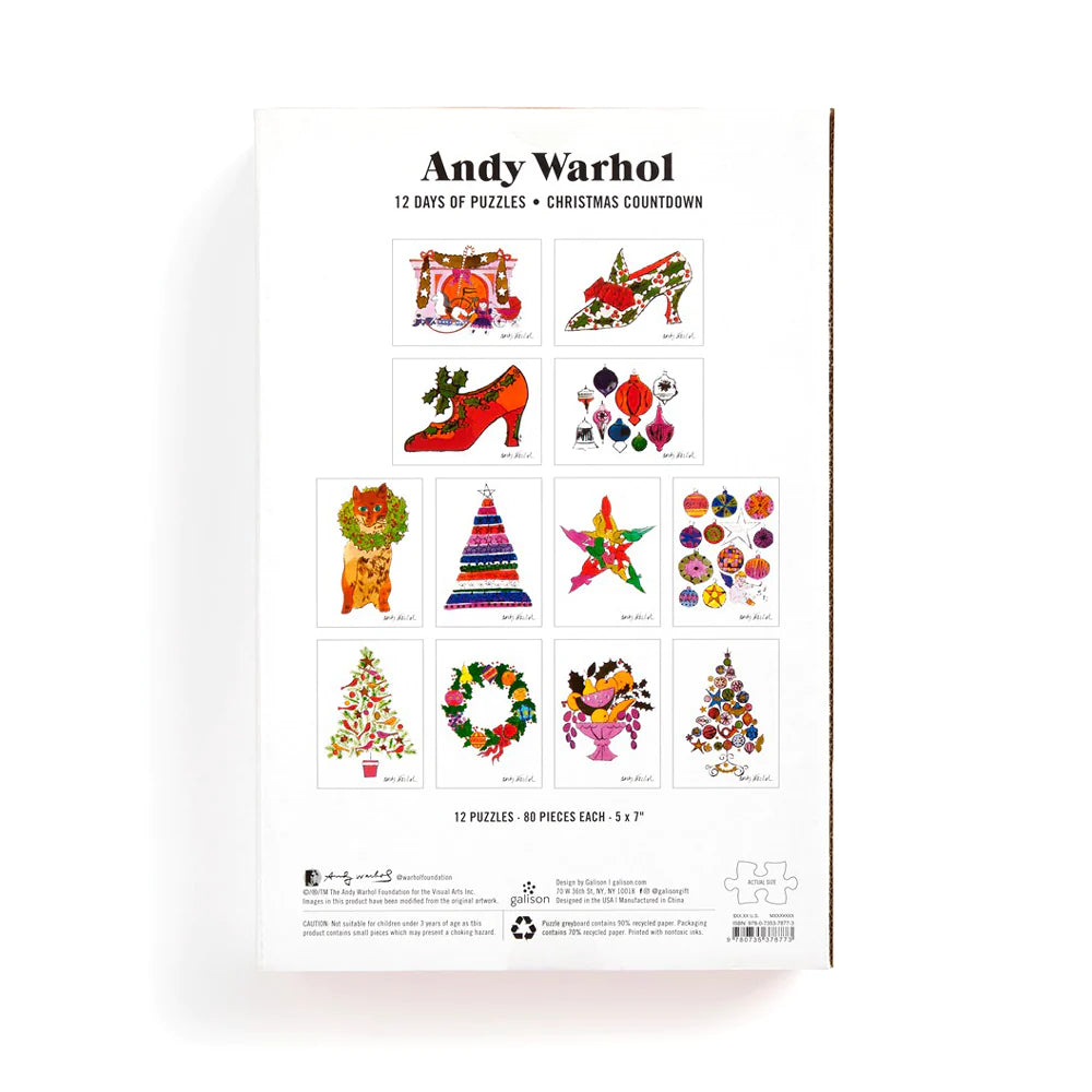 Andy Warhol: 12 Days Of Puzzles