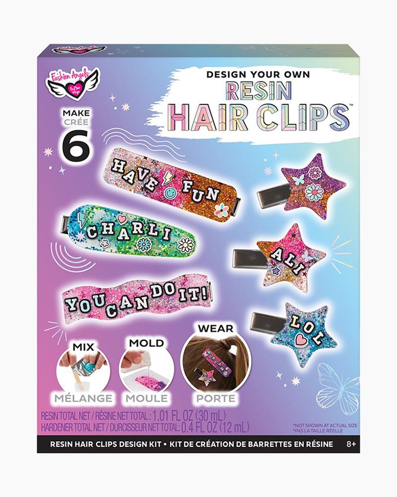 Resin Hair Clips: Design Your Own