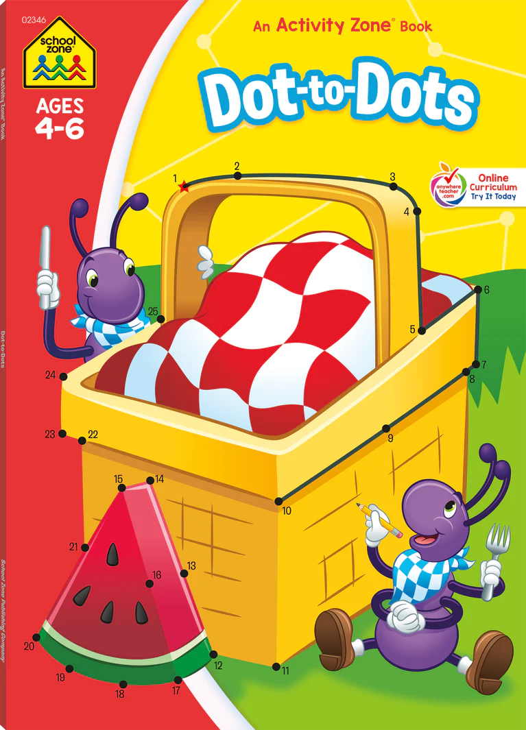 Activity Zone Books Ages 4-8