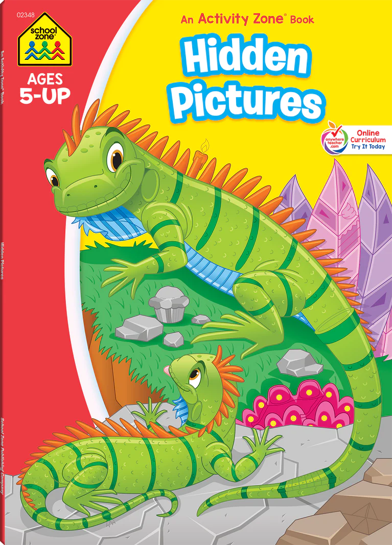 Activity Zone Books Ages 4-8