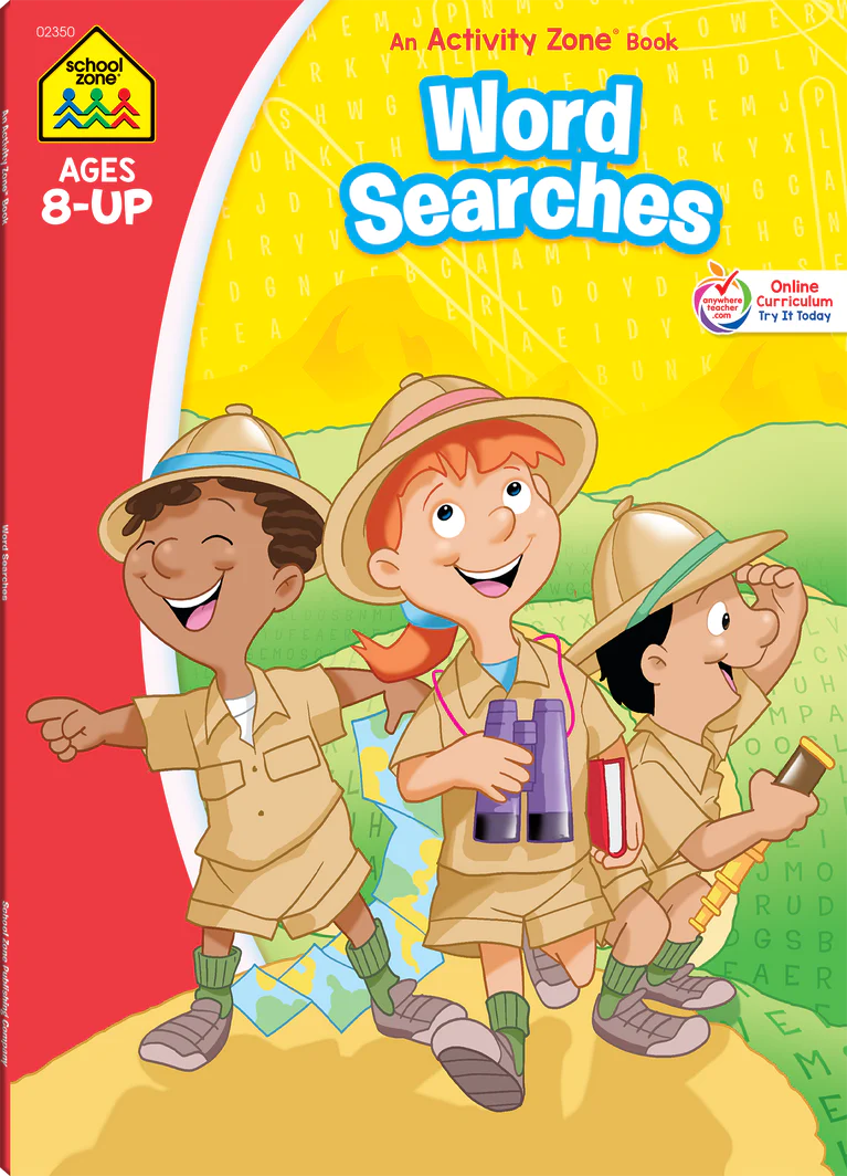 Activity Zone Books Ages 4-8