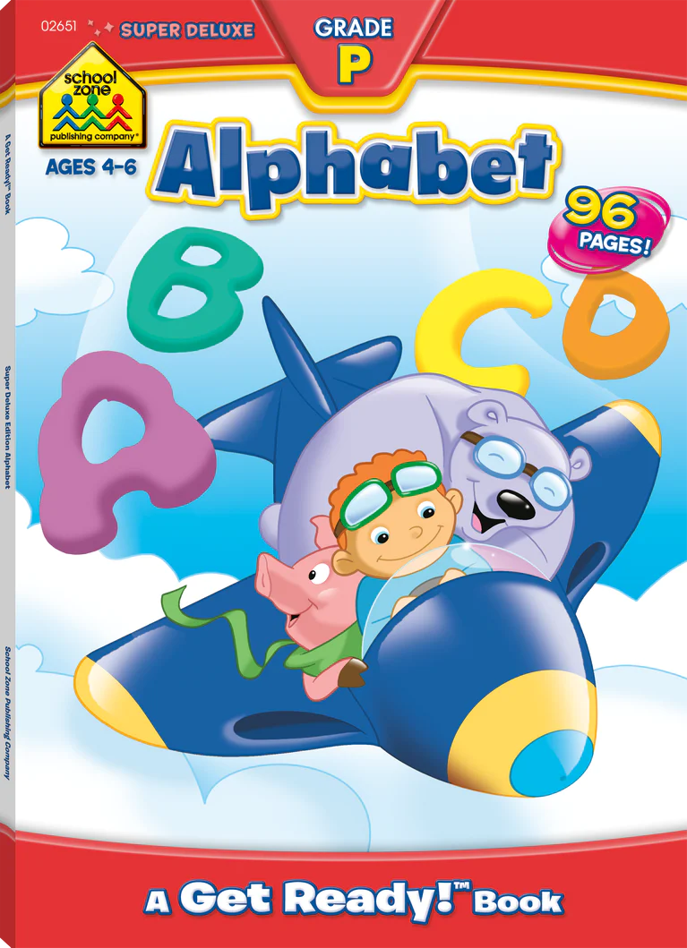 Alphabet Preschool Workbook Ages 4-6