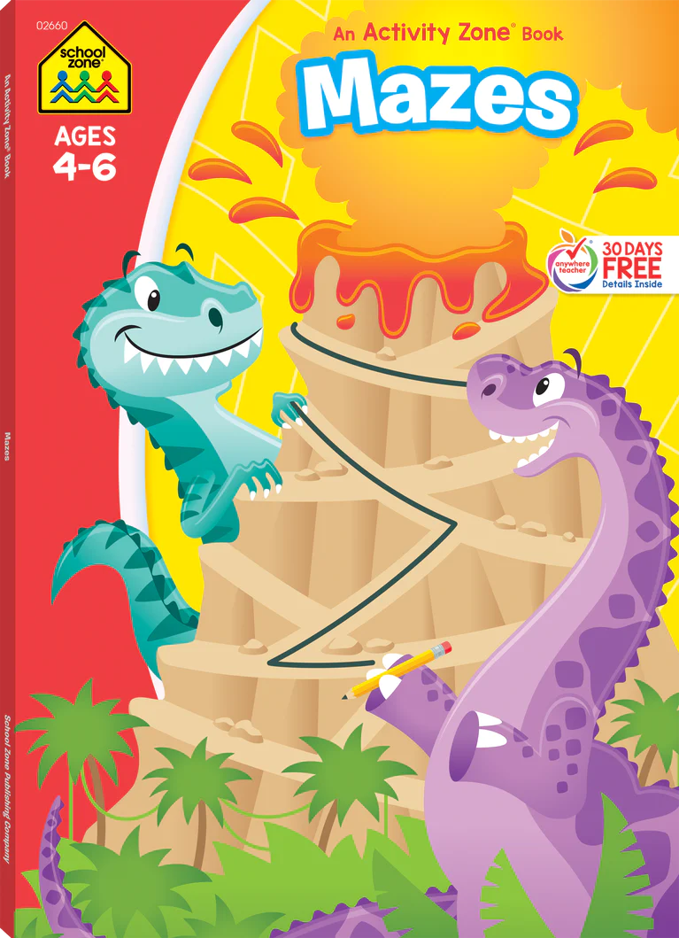 Activity Zone Books Ages 4-8
