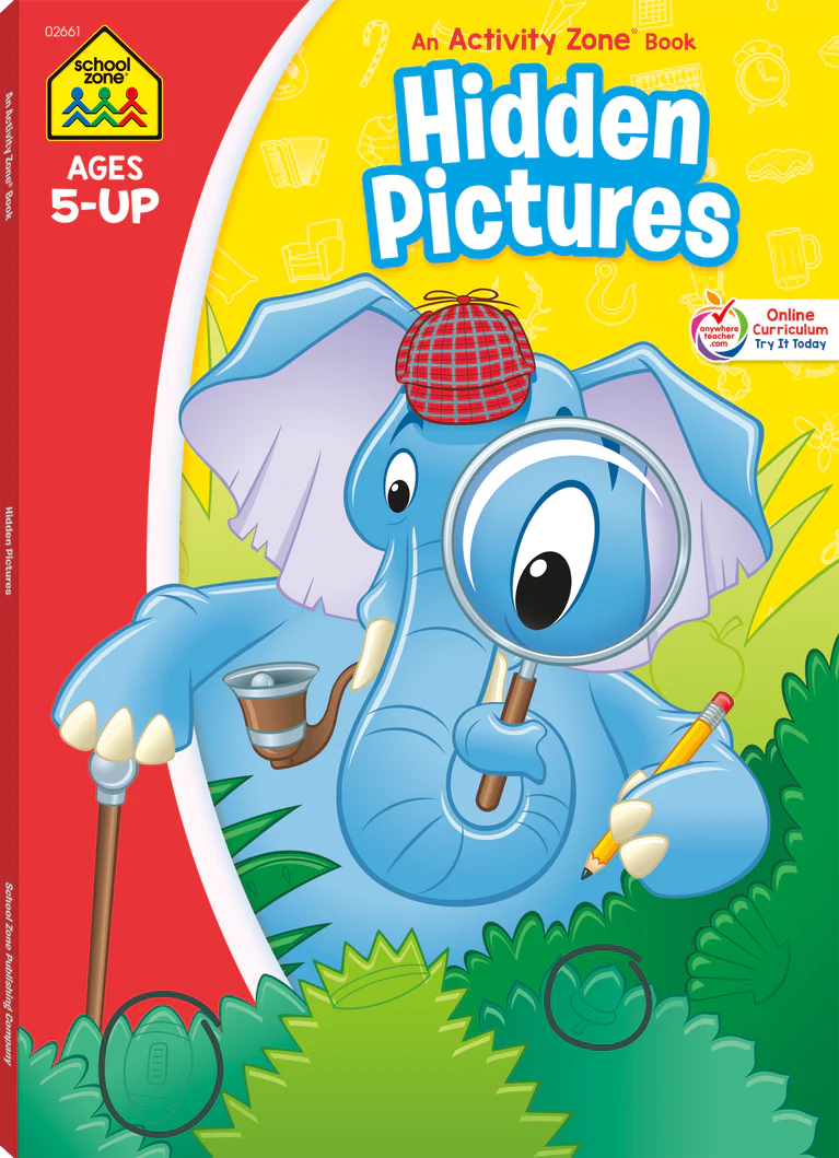 Activity Zone Books Ages 4-8