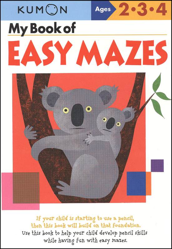 Kumon My Book Of Easy Mazes