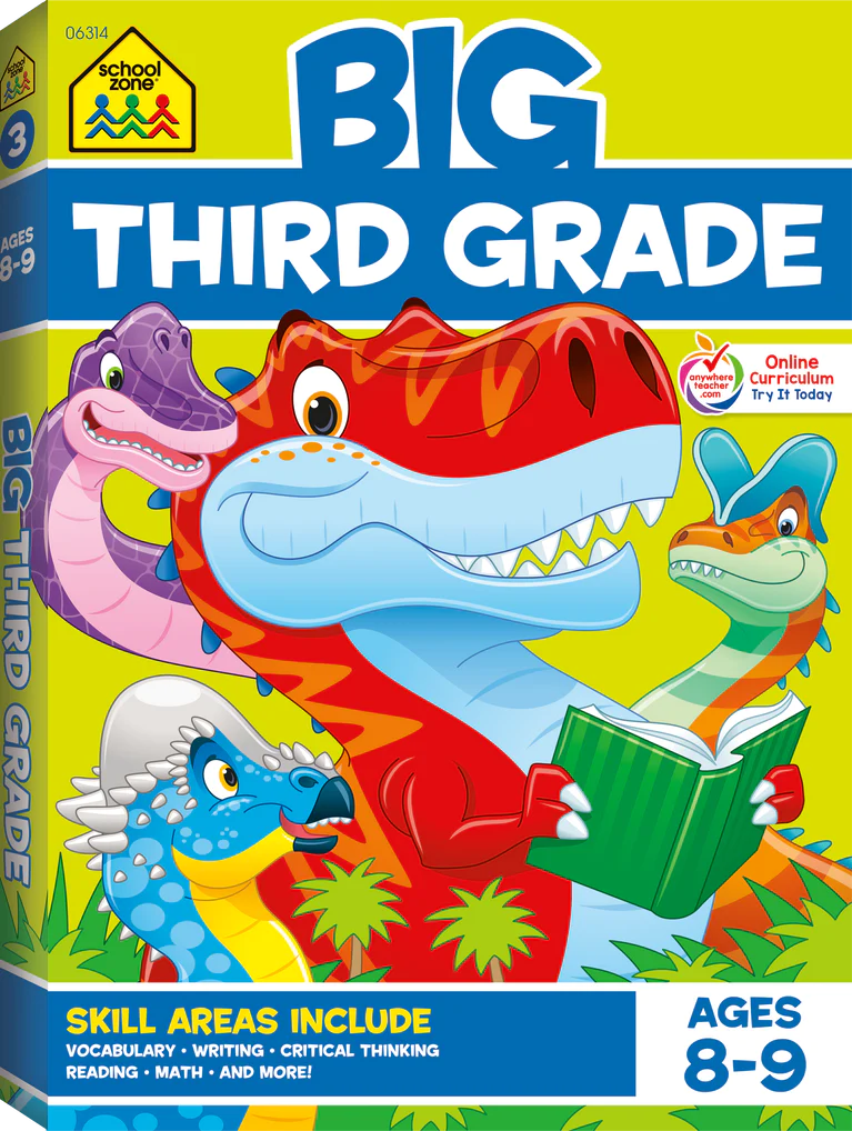 School Zone Big Workbooks Ages 3 - 9