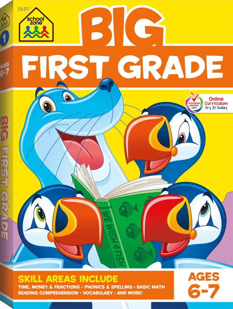 School Zone Big Workbooks Ages 3 - 9