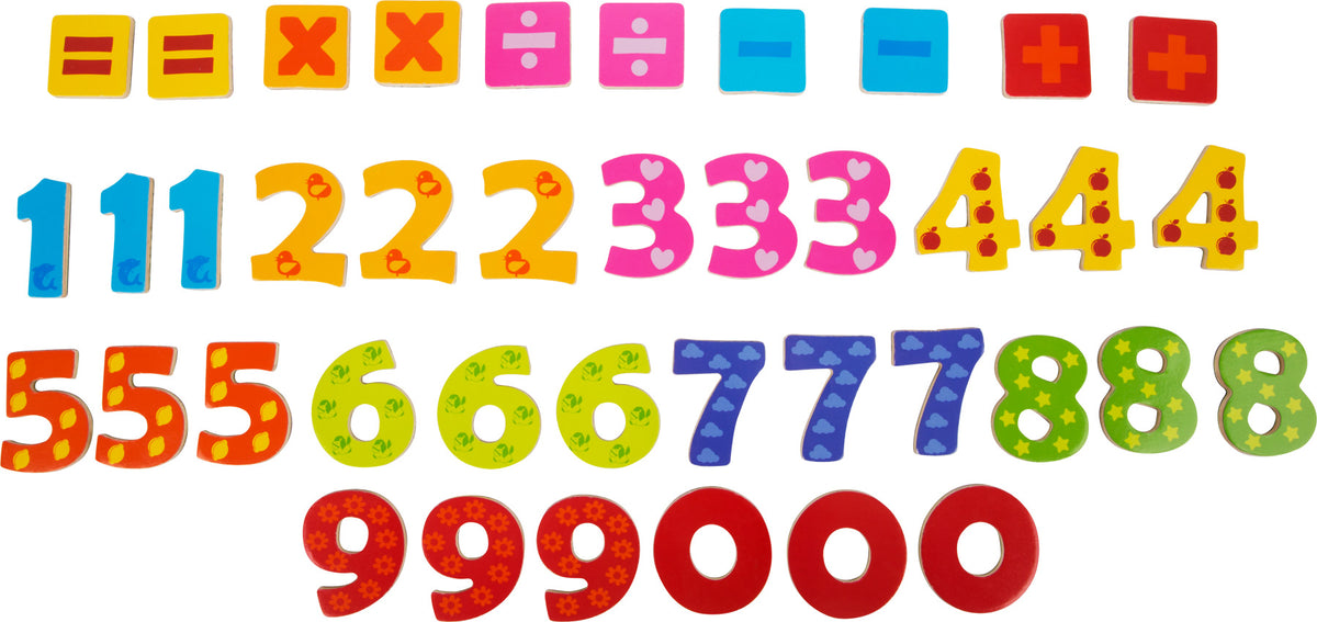 Colorful Number Magnets