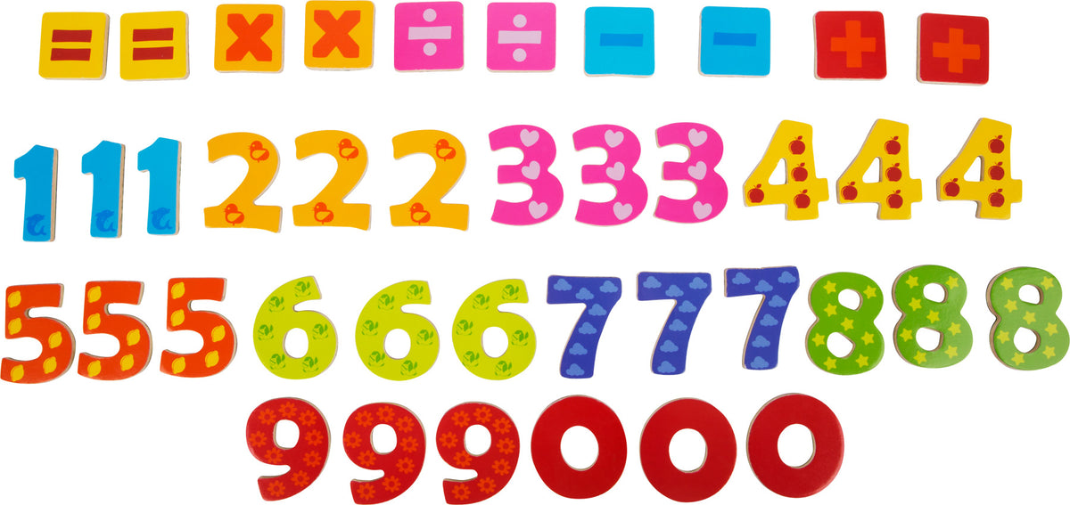 Colorful Number Magnets