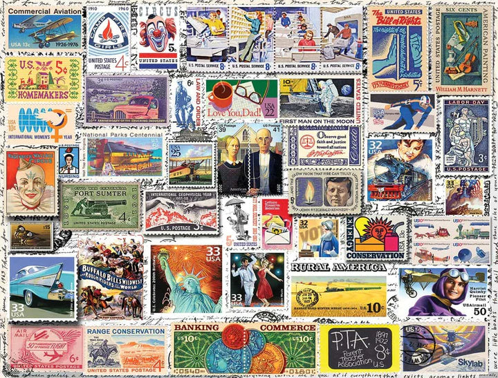 Classic stamps 500 Piece Puzzle