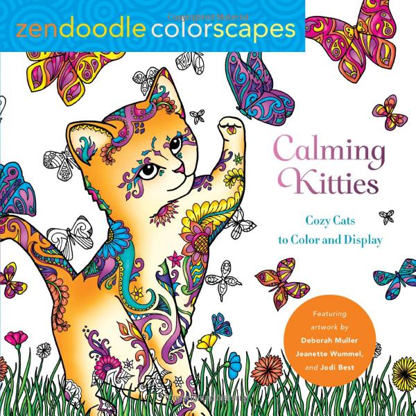 Zendoodle Colorscapes: Calming Kitties