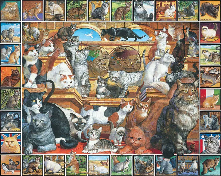 World Of Cats 1000 Piece Puzzle West Side Kids Inc