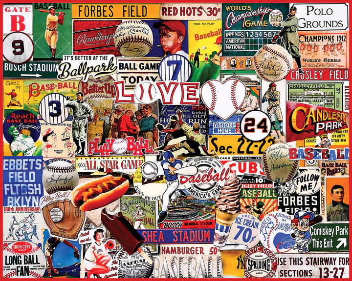I Love Baseball 1000 Piece Puzzle