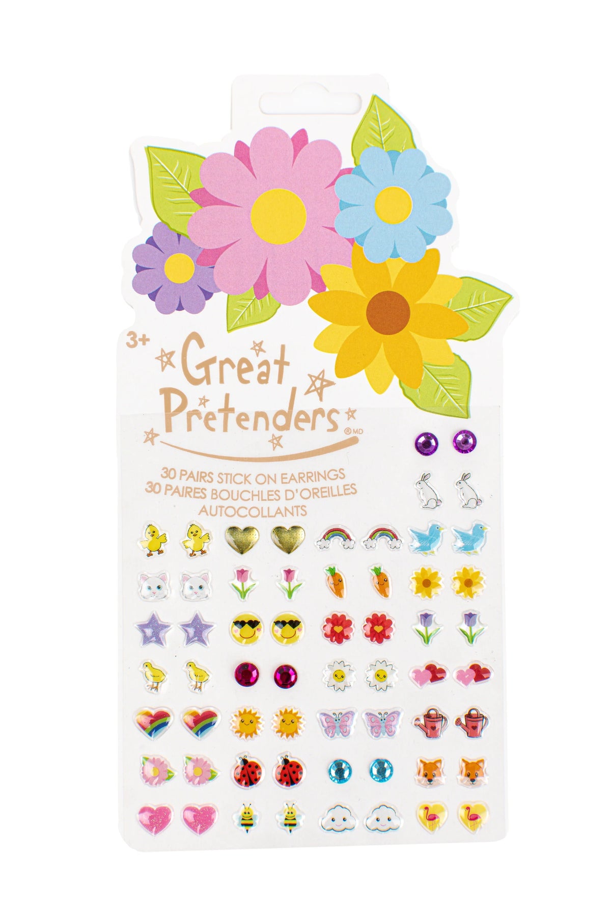 Spring Flower Sticker Earrings