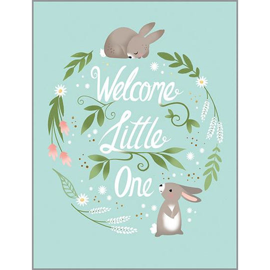 CARD WELCOME LITTLE ONE ANIMALS