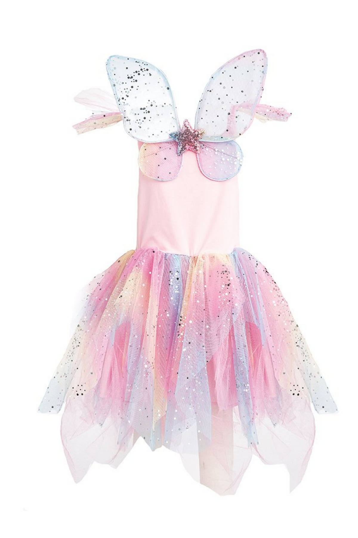 Rainbow Fairy Dress &amp; Wings