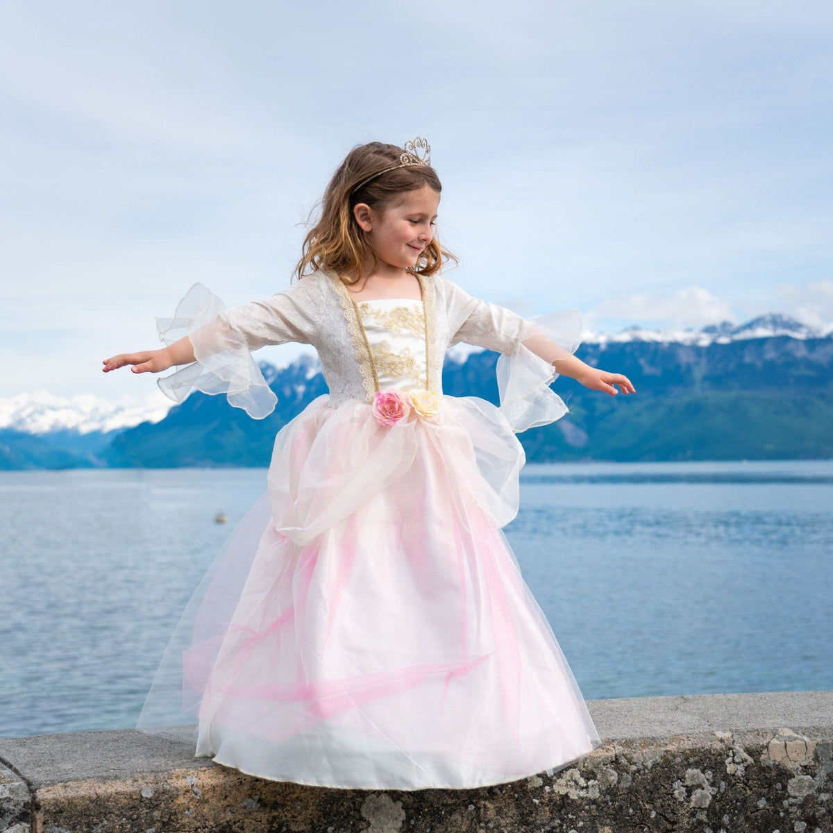 Golden Rose Princess Dress