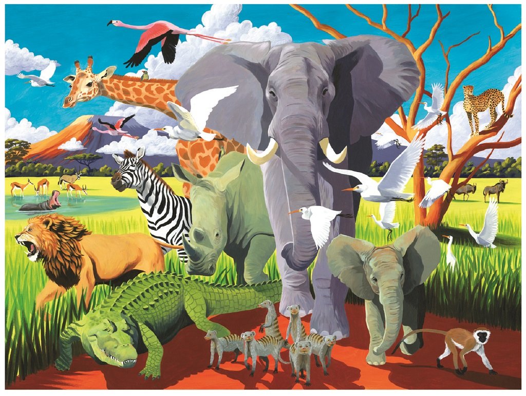 Wild Safari Puzzle - 500 pieces