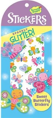 Sweet Butterflies Glitter Stickers