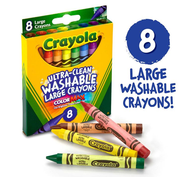 Crayola Large Washable Crayons - West Side Kids Inc