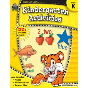 Ready-Set-Learn Activity Books for Kindergarten