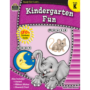 Ready-Set-Learn Activity Books for Kindergarten