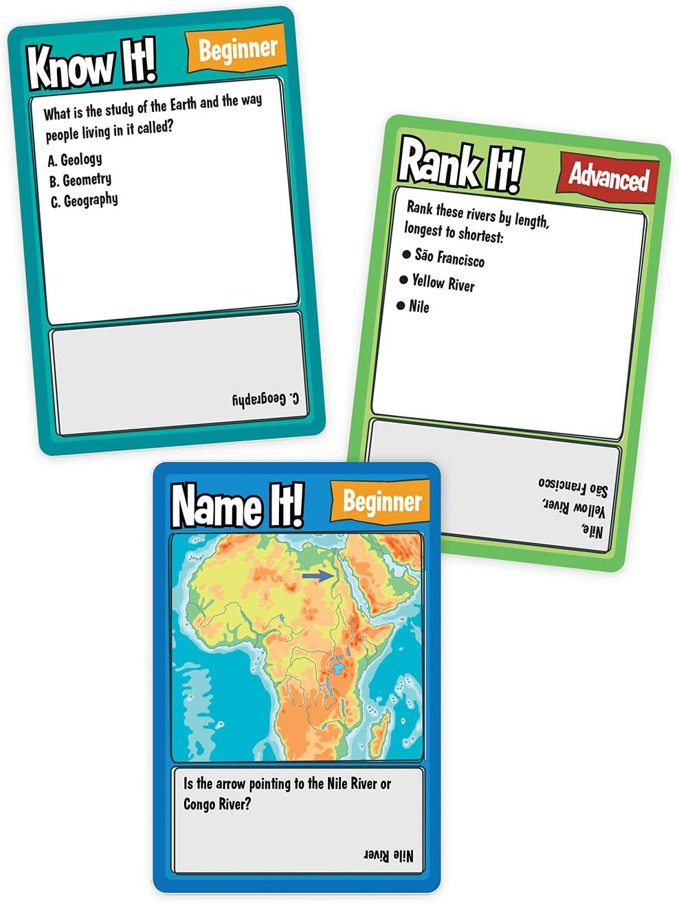 Geography TRIVIA CHALLENGE GAME