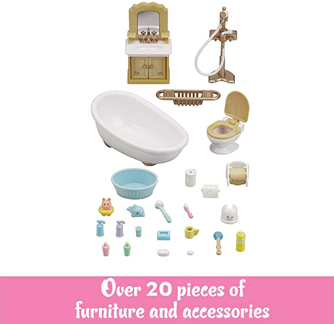 Calico Critters Country Bathroom Set