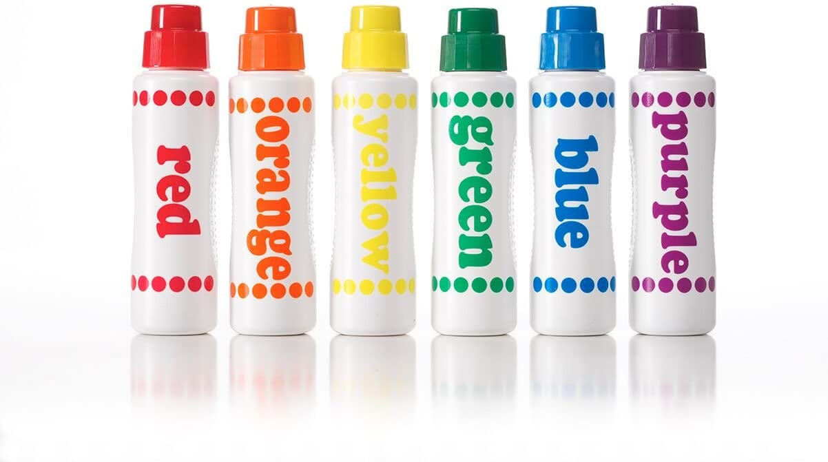 6 Packs: 2 Packs 4 ct. (48 total) Do-A-Dot Art® Washable Rainbow Dot Markers