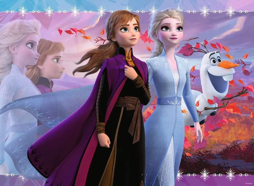 Puzzle Frozen II: Strong Sisters 100 piece XXL
