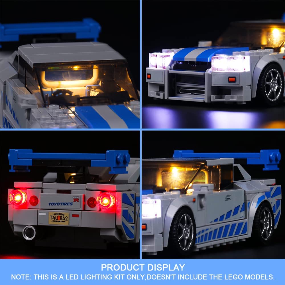 SPEED CHAMPIONS 76917: 2 Fast 2 Furious Nissan Skyline GT-R (R34)