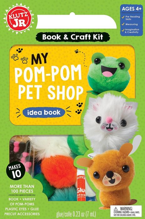 Klutz Jr My Pom Pom Pet Shop