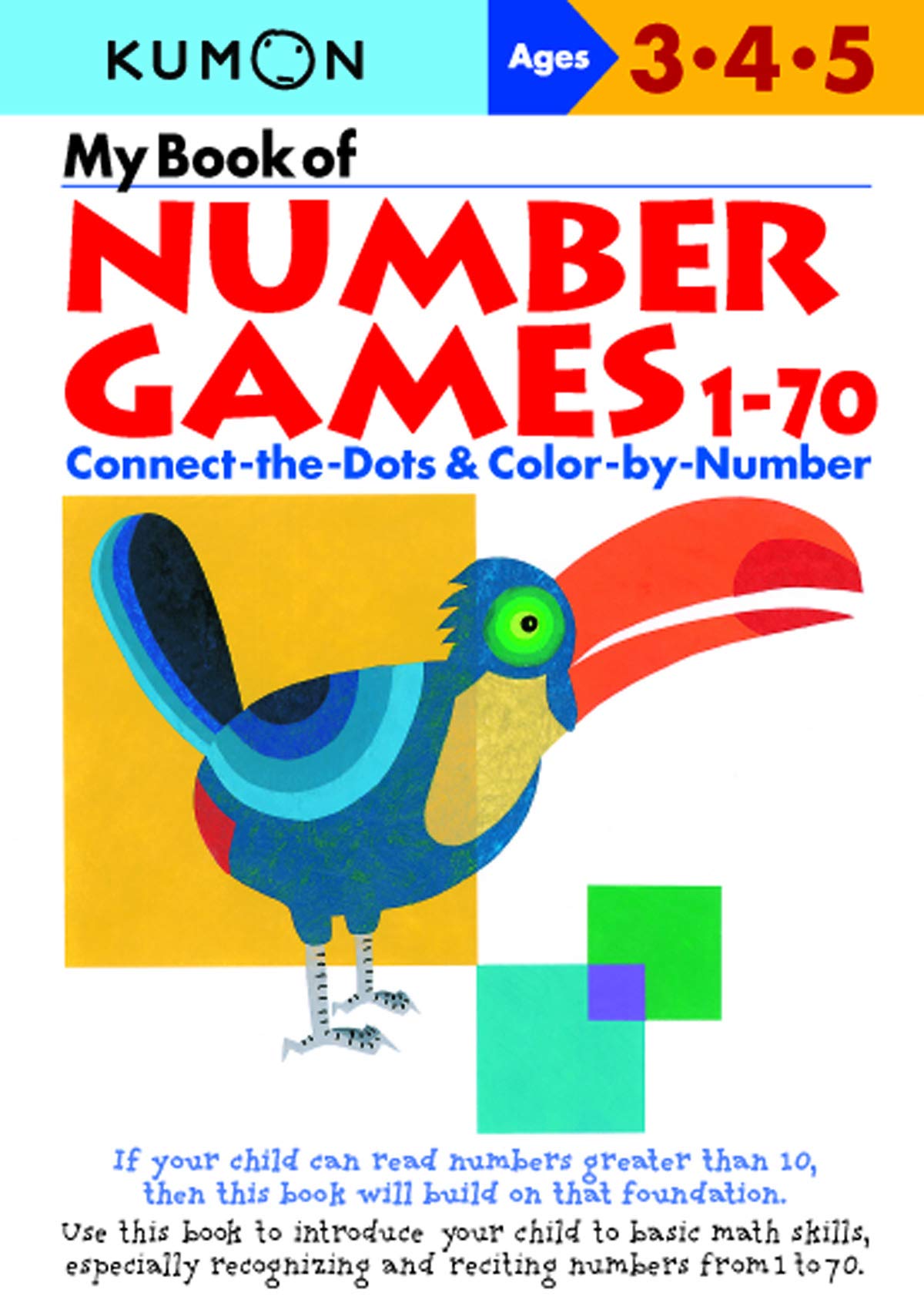 Kumon My Book Of Number Games 1-70