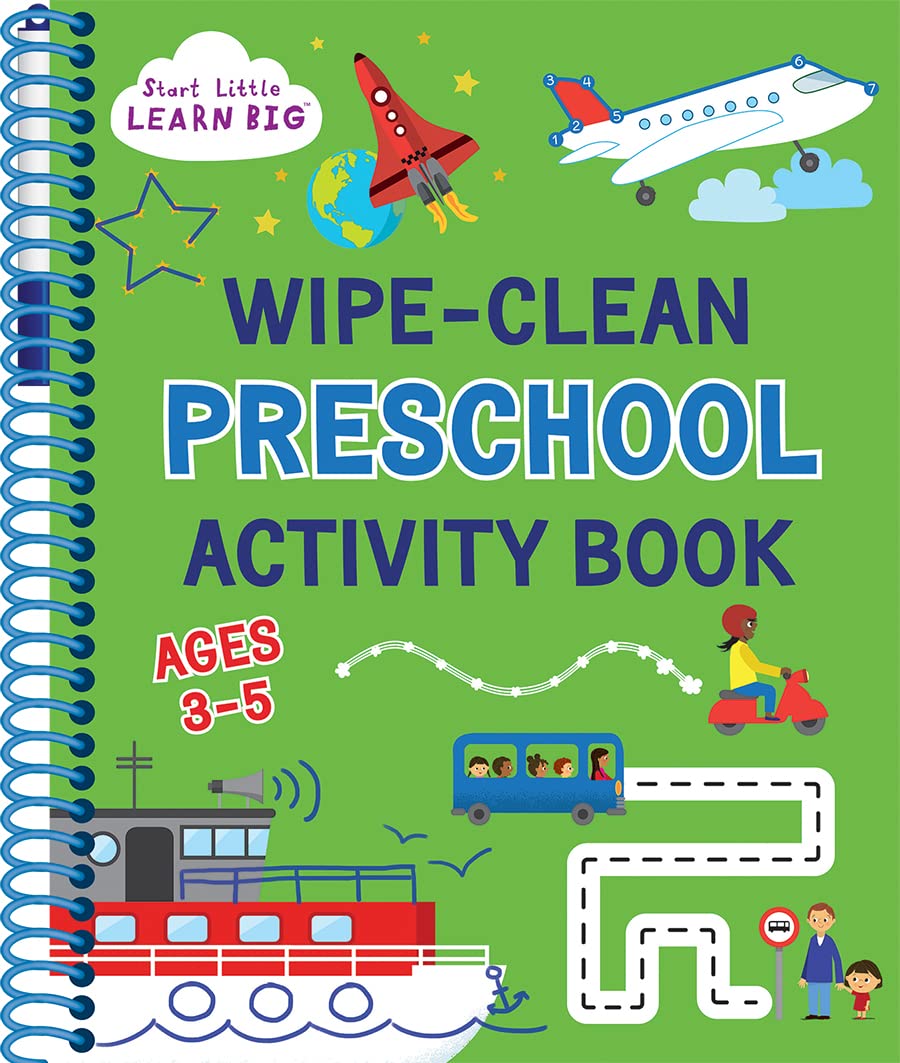 ABC 123 Preschool Activity Book